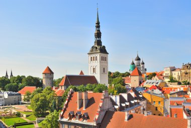 View of Old Tallinn clipart