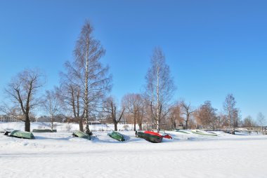 Finlandiya. Göl saimaa