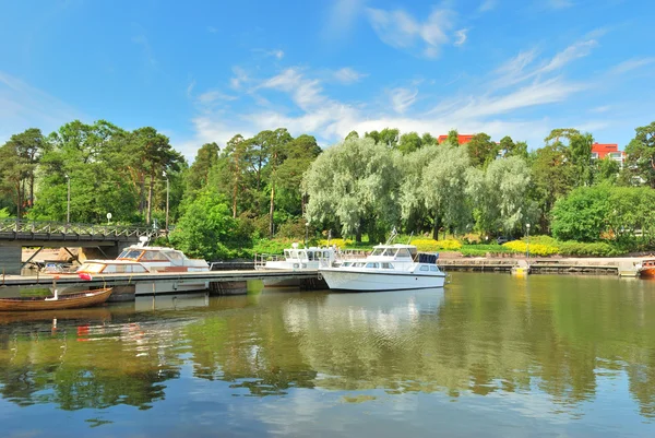 Kotka, Finland. Harbor "Sapokka" — Stock Photo, Image
