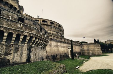 Castel santangelo kış, Roma