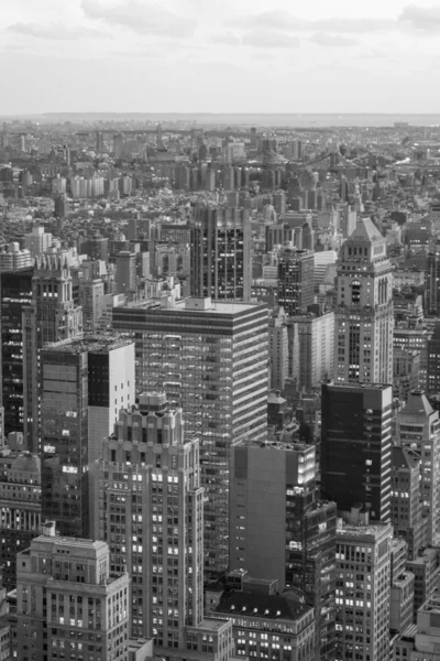 Aerial view of New York City Skyline — Stock Photo, Image