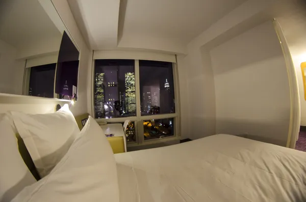 Wnętrze to nowoczesny hotel new york city — Zdjęcie stockowe