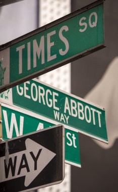 Street Signs in the Big Apple clipart