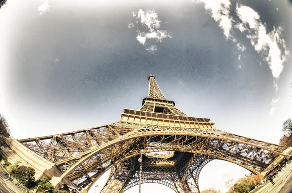 Torre Eiffel in una mattina d'inverno — Foto Stock