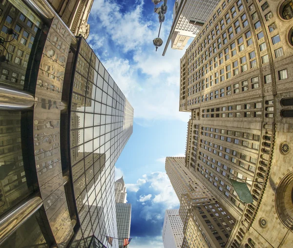 Majestad de los rascacielos de Nueva York — Foto de Stock