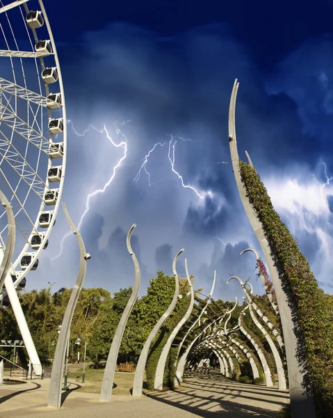 Storm over Brisbane — Stock Photo, Image