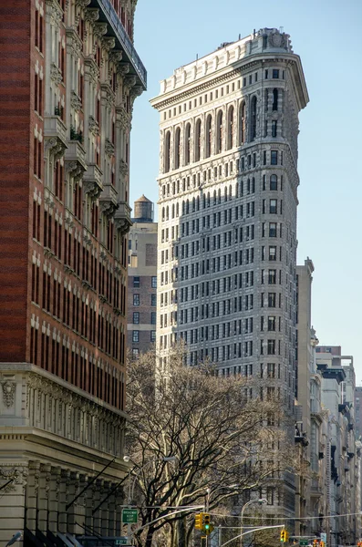 Panorama Manhattanu v New york city a mrakodrapy — Stock fotografie
