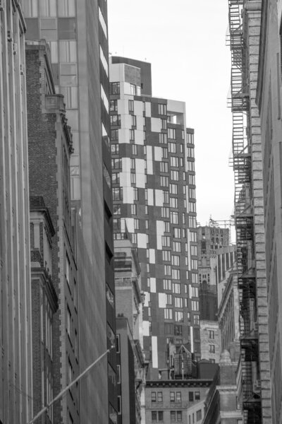 Manhattan Buildings and Skyscrapers, Upward view