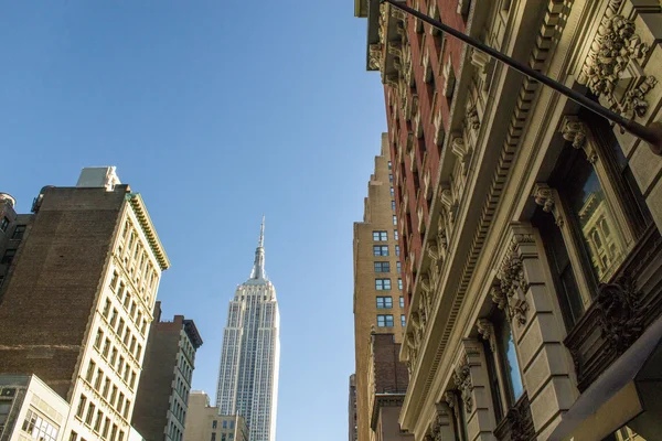 Manhattan gebouwen en wolkenkrabbers — Stockfoto