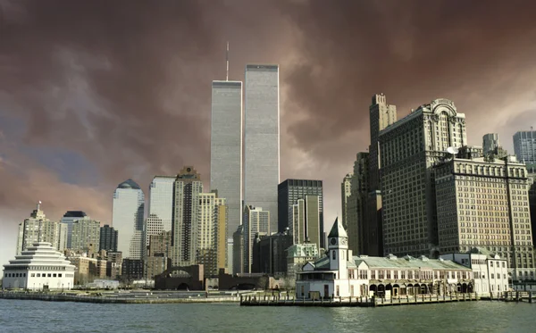 Colores sobre la ciudad de Nueva York y el WTC —  Fotos de Stock