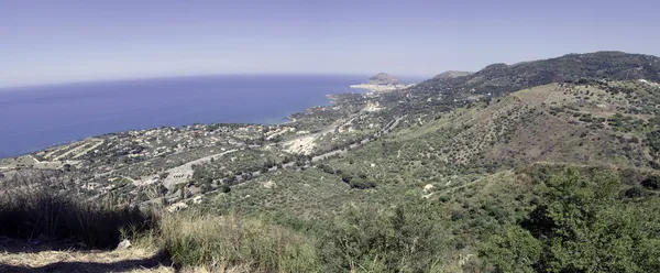 Costa de Sicilia cerca de Palermo, Italia — Foto de Stock
