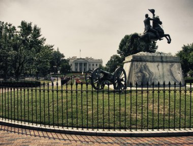 White House in Washington, DC clipart