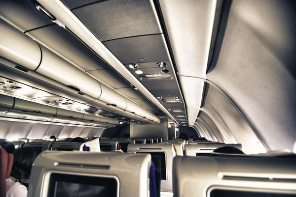 Airplane Interior, Italy — Stock Photo, Image