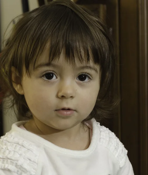 Baby Mädchen Gesichtsausdruck — Stockfoto