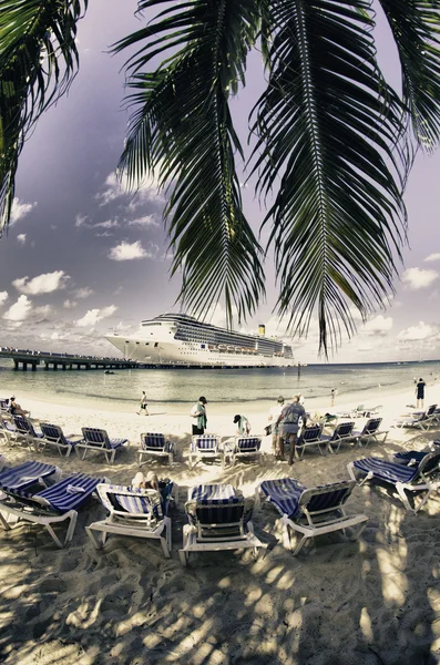 大特克加勒比海滩 — 图库照片