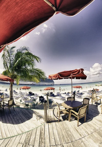 Kolory Beach grand turk — Zdjęcie stockowe