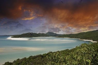 renkler whitehaven Beach, Avustralya