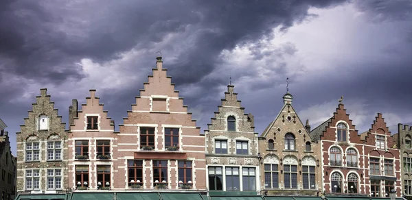 Buildings of Bruges in Belgium — Stock Photo, Image