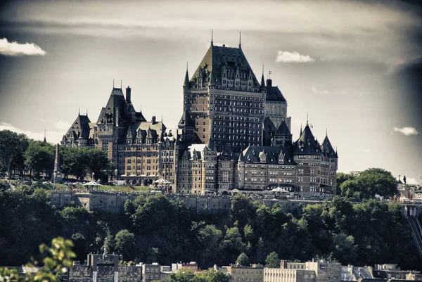Архитектура и цвета Квебека — стоковое фото
