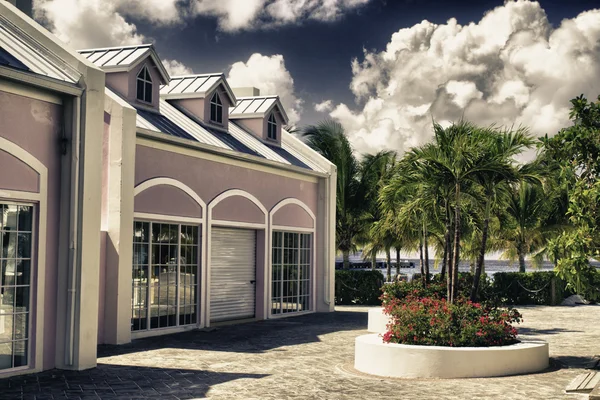 Arquitetura típica do Grande Turco, Caribe — Fotografia de Stock