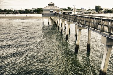 Pier in Fort Myers, Florida clipart