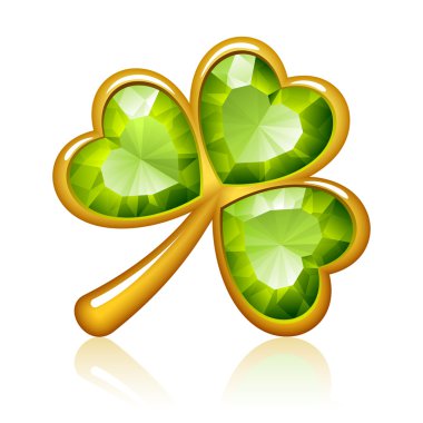 Jewelry shamrock 2 clipart