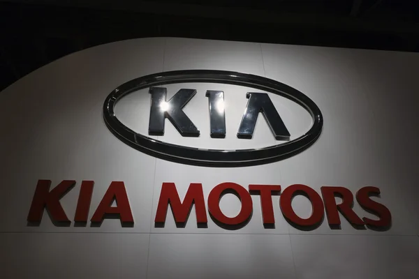 Assinatura do logotipo KIA — Fotografia de Stock