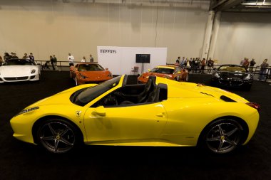 Sarı ferrari spider