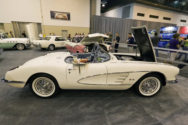 Corvette blanco 1960 — Foto de Stock
