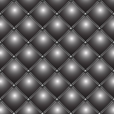 Buttoned metallic pattern clipart