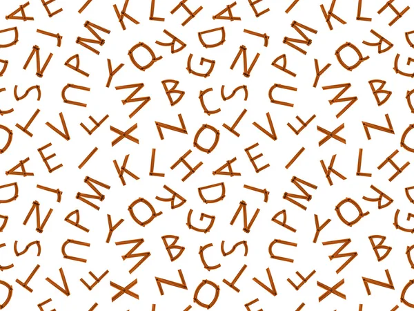 Modèle de lettres en bois — Image vectorielle