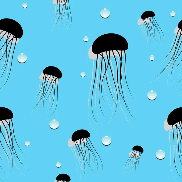 Modello meduse — Vettoriale Stock