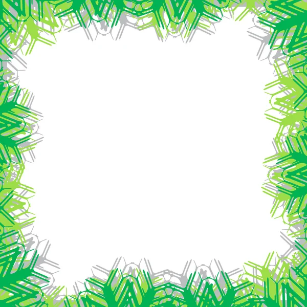 Grüner Rahmenvektor — Stockvektor
