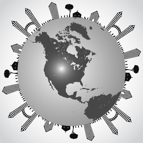 Населённая земля
