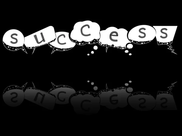 Bulles de succès de la parole — Image vectorielle