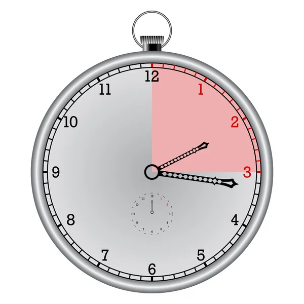 Cronometro metallico — Vettoriale Stock