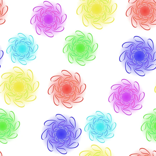 Design floral sans couture — Image vectorielle