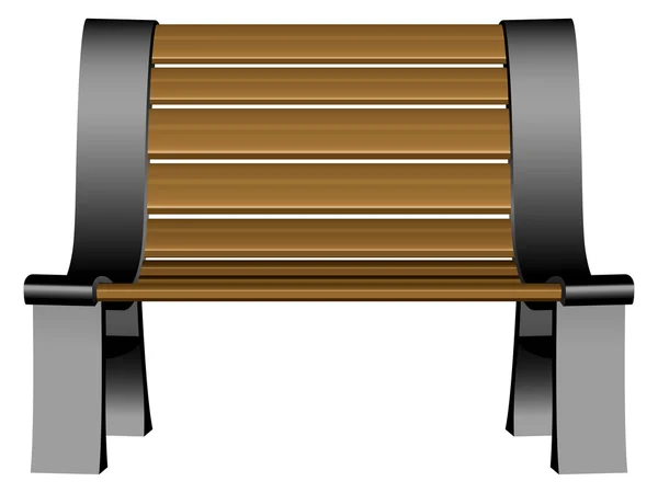 Трехмерная скамейка — стоковый вектор