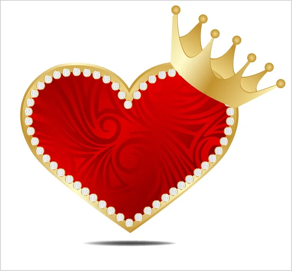 Kalpleri ile soyut Sevgililer günü kartı — Stok Vektör