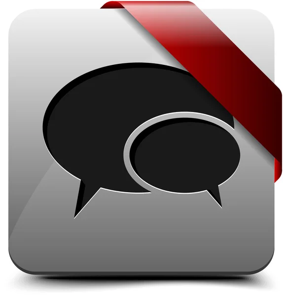 Botón de chat — Archivo Imágenes Vectoriales