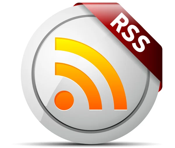 RSS button — Stock Photo, Image