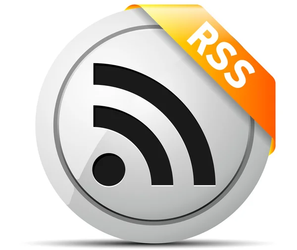 RSS button — Stock Photo, Image