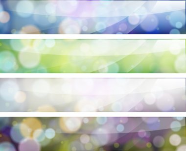 Web banners set clipart