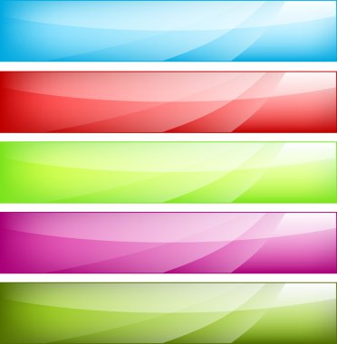 Web banners set clipart