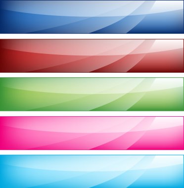 Web banners set clipart