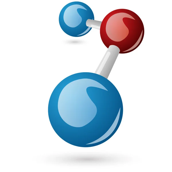 Molécule d'eau — Image vectorielle