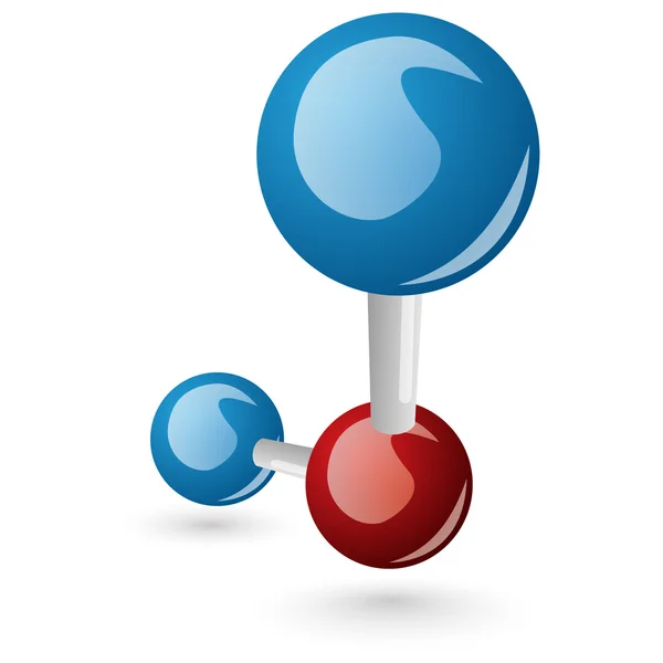 Molécule d'eau — Image vectorielle