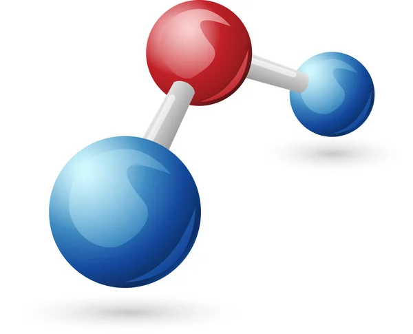 Watermolecuul — Stockvector