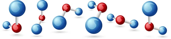 水分子 — 图库矢量图片