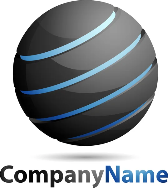 Abstract 3D Sphere Business Logo — Stock Photo, Image